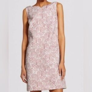 VICTORIA Beckham | Target Blush Jacquard Pattern Shift Dress Women’s (Sz S)